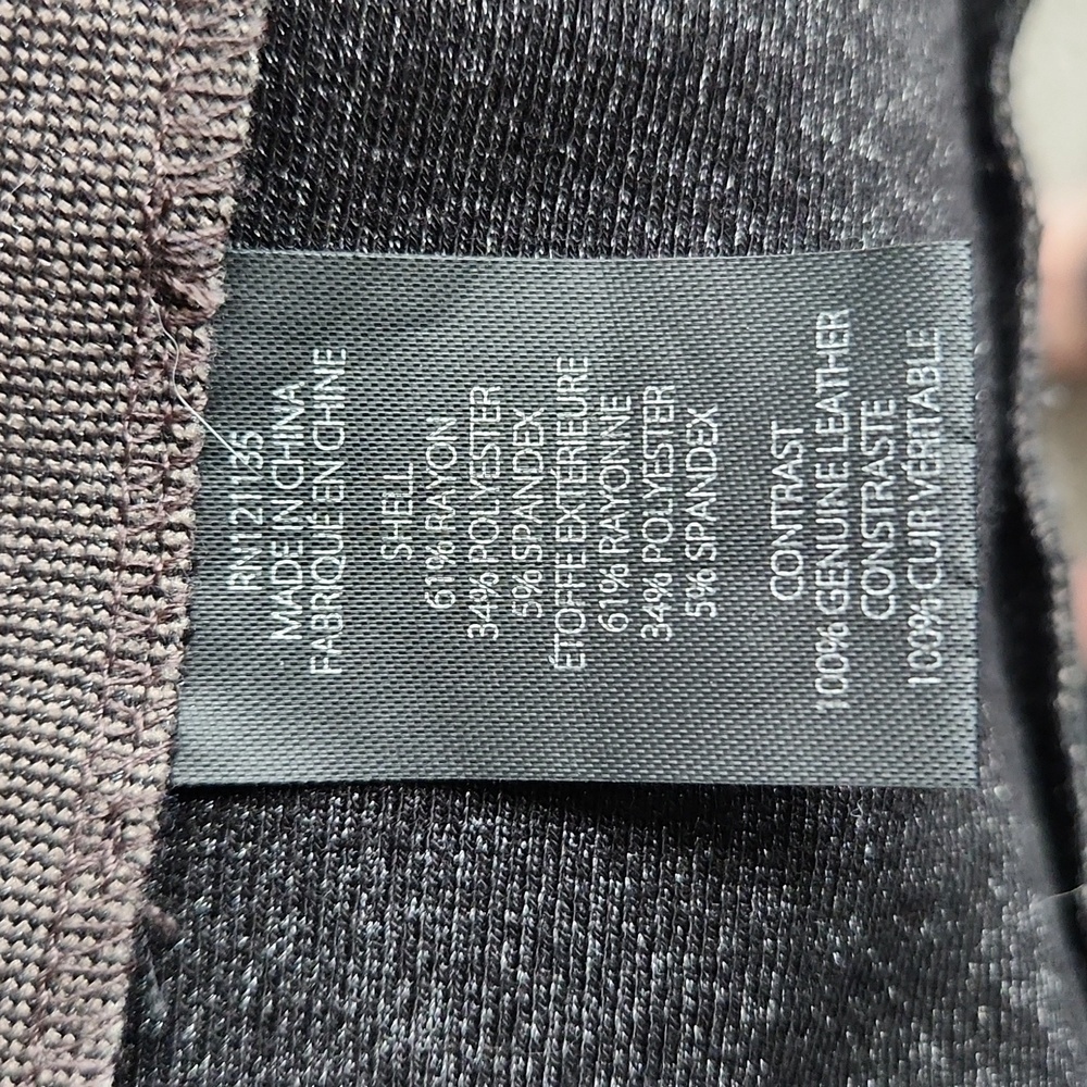 Stella & Jamie from Berdorf Goodman w/ leather sleeves, short cardigan sweater - Picture 8 of 8